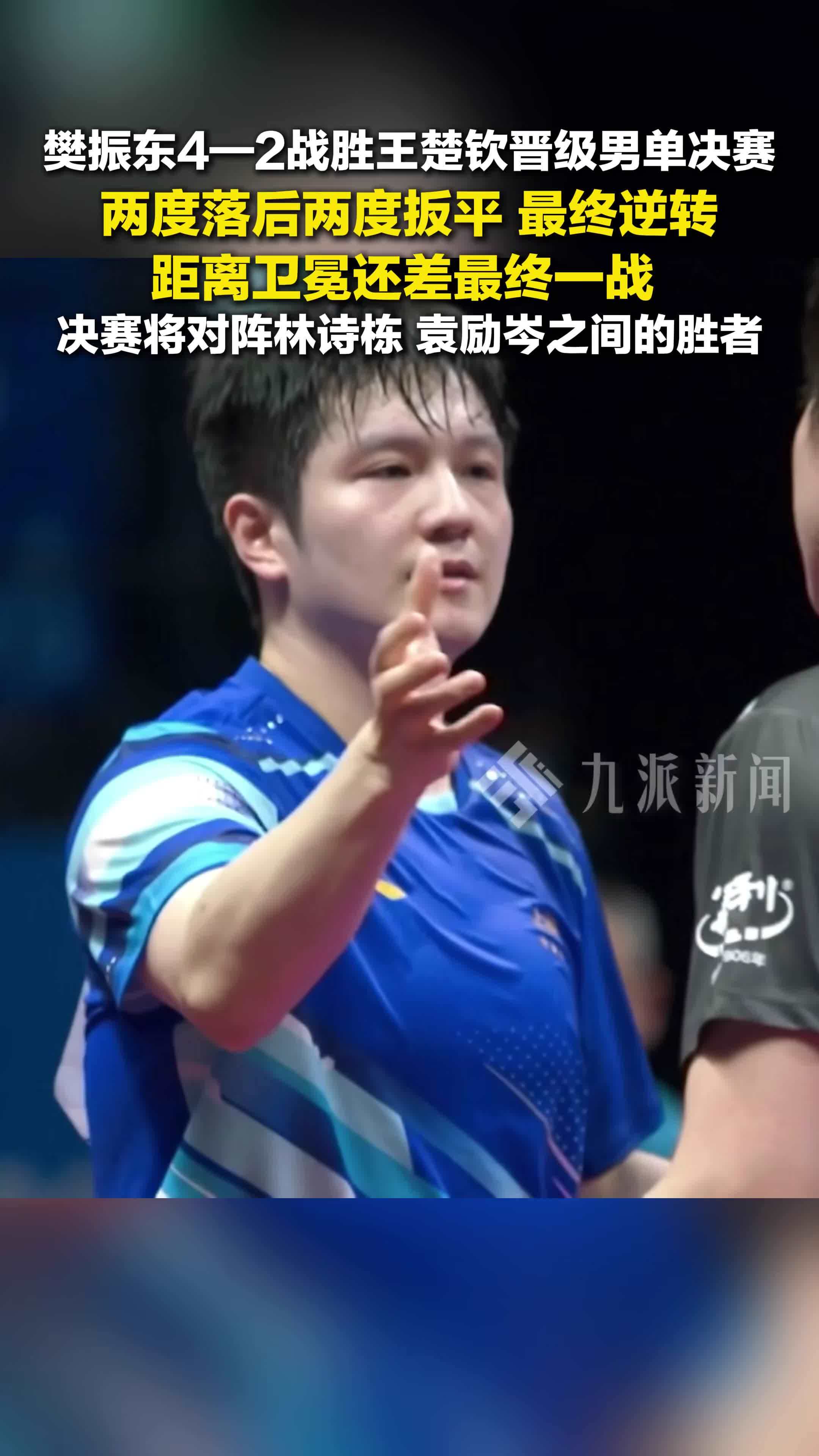 瑞典队绝杀法国队，樊振东状态火热